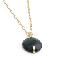 Load image into Gallery viewer, Jade Round Pendant Necklace