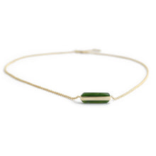 Load image into Gallery viewer, Jade Bar Pendant Necklace