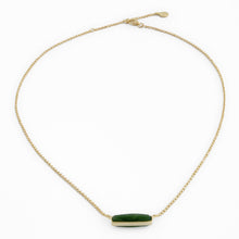 Load image into Gallery viewer, Jade Bar Pendant Necklace