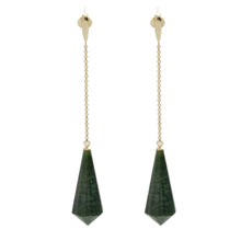 Load image into Gallery viewer, Jade Pendant Earrings