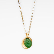 Load image into Gallery viewer, Jade Flip Pendant Necklace - Dragon