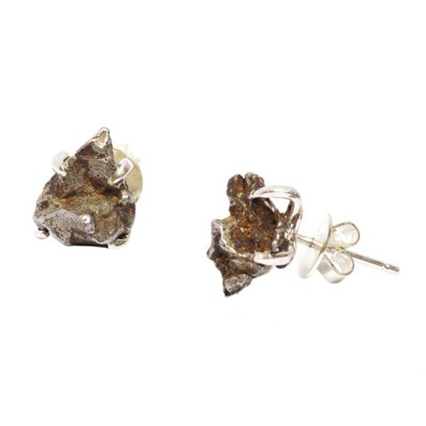 Cosmo Meteorite Small Stud Earrings