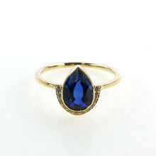Load image into Gallery viewer, Lagun Sparkle Pear Sapphire Set
