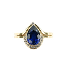Load image into Gallery viewer, Lagun Sparkle Pear Sapphire Set
