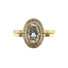 Load image into Gallery viewer, Benar Brushed Sparkle Oval match set