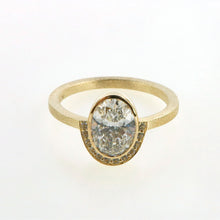 Load image into Gallery viewer, Benar Sparkle oval stacker