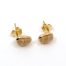 Load image into Gallery viewer, Vida Citrine Oval Stud Earrings