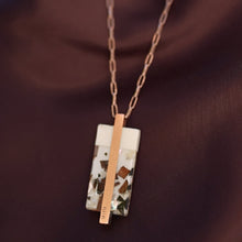 Load image into Gallery viewer, Ha tha Block Pendant Necklace
