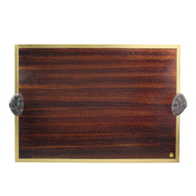 Load image into Gallery viewer, LUNA Pebble Handle Wooden Tray