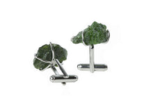 Load image into Gallery viewer, Raw Stone Cufflinks
