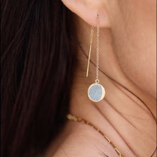 Load image into Gallery viewer, LUNA Chain Pendant Earrings