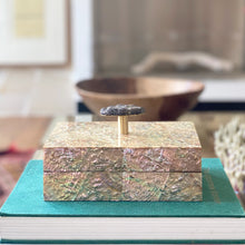 Load image into Gallery viewer, LUNA Pebble Handle Box - Upcycled Abalone
