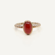 Magic Rouge Gold Oval Stack Ring