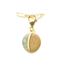 Load image into Gallery viewer, Vida Driftwood Moon Clip Charm