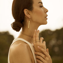 Load image into Gallery viewer, Sisu Block Pendant Earring