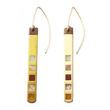 Load image into Gallery viewer, Sisu Block Pendant Earring