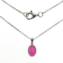 Load image into Gallery viewer, Tugu Oval Ruby Pendant Necklace