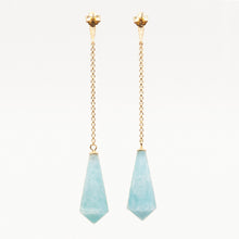 Load image into Gallery viewer, Vida Amazonite Drop Pendant Earrings