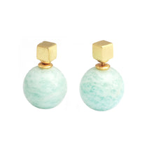 Load image into Gallery viewer, Vida Amazonite Duo Earrings