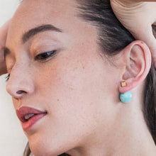 Load image into Gallery viewer, Vida Amazonite Duo Earrings