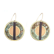 Load image into Gallery viewer, Vida Round Pendant Earrings