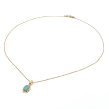 Load image into Gallery viewer, Yin Midori Green Aventurine Oval Necklace