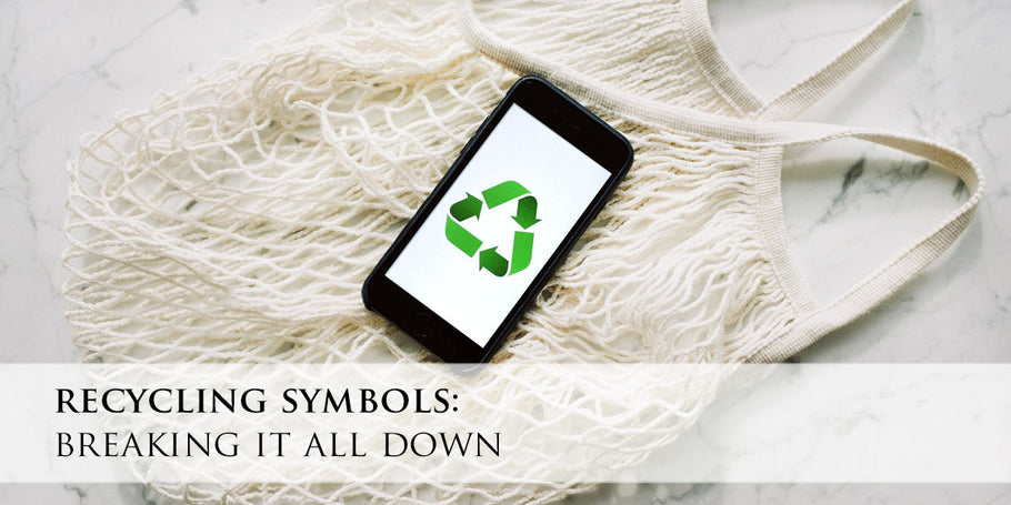 Recycling symbols - breaking it all down