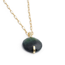 Load image into Gallery viewer, Jade Round Pendant Necklace
