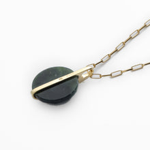 Load image into Gallery viewer, Jade Round Pendant Necklace
