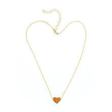 Load image into Gallery viewer, Driftwood and Shell Heart on Gold Vermeil and Diamond Necklace
