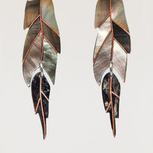 Load image into Gallery viewer, Ajei Feather Swing Earrings
