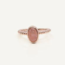 Load image into Gallery viewer, Baies Rose Gold Oval Stack Ring
