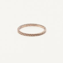 Load image into Gallery viewer, Cosmo Single Twisted Gold Plated Ring
