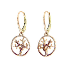 Load image into Gallery viewer, Gaia Fine Coralline Pendant Earrings

