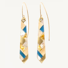 Load image into Gallery viewer, Luna Inlaid Pendant Earrings
