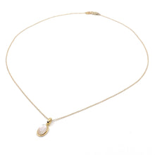 Load image into Gallery viewer, Aurora Gold MOP Oval Necklace
