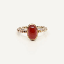 Load image into Gallery viewer, Magic Rouge Gold Oval Stack Ring
