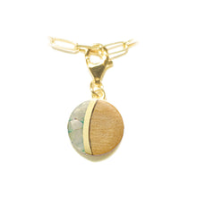 Load image into Gallery viewer, Vida Driftwood Moon Clip Charm
