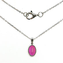 Load image into Gallery viewer, Tugu Oval Ruby Pendant Necklace
