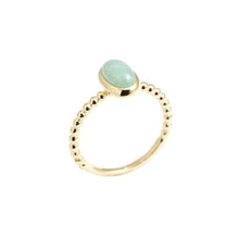 Load image into Gallery viewer, Vida Amazonite Oval Stack Ring
