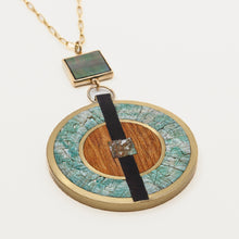 Load image into Gallery viewer, Vida Round Pendant Necklace
