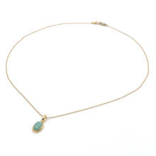Load image into Gallery viewer, Yin Midori Green Aventurine Oval Necklace
